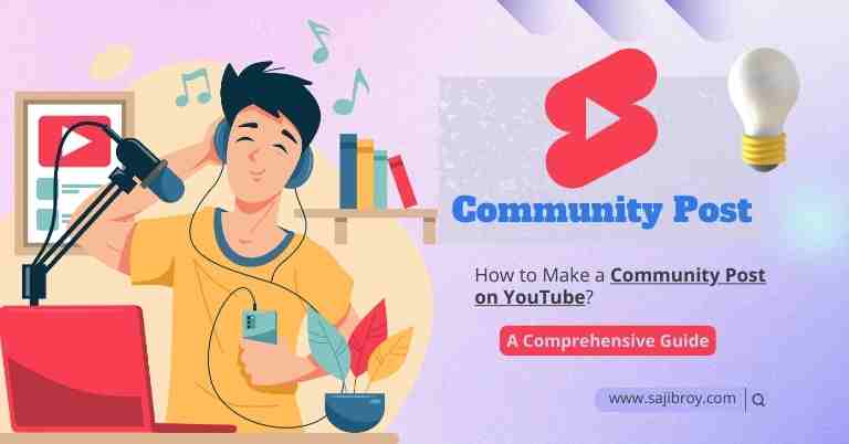 how to make a community post on youtube